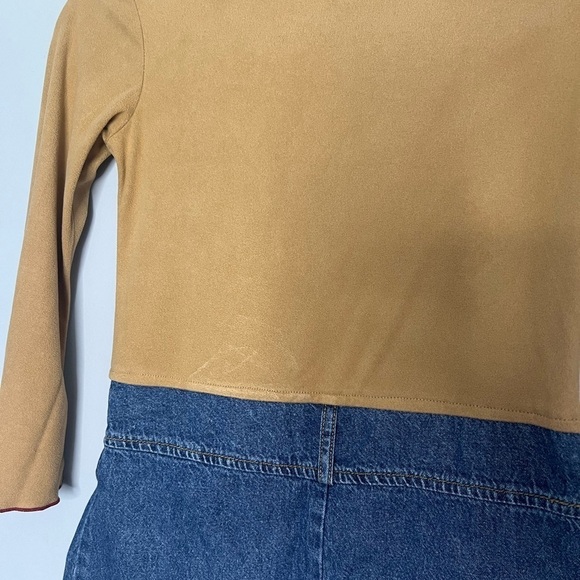 Speechless Y2K Girl’s Suede Denim Mini Dress 6 - Picture 6 of 6